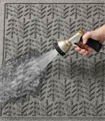 L.L.Bean New | Everyspace Recycled Waterhog Doormat, Half Round, Trees