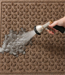 L.L.Bean Outlet | Heavyweight Recycled Waterhog Mat Runner, Blooming Circles