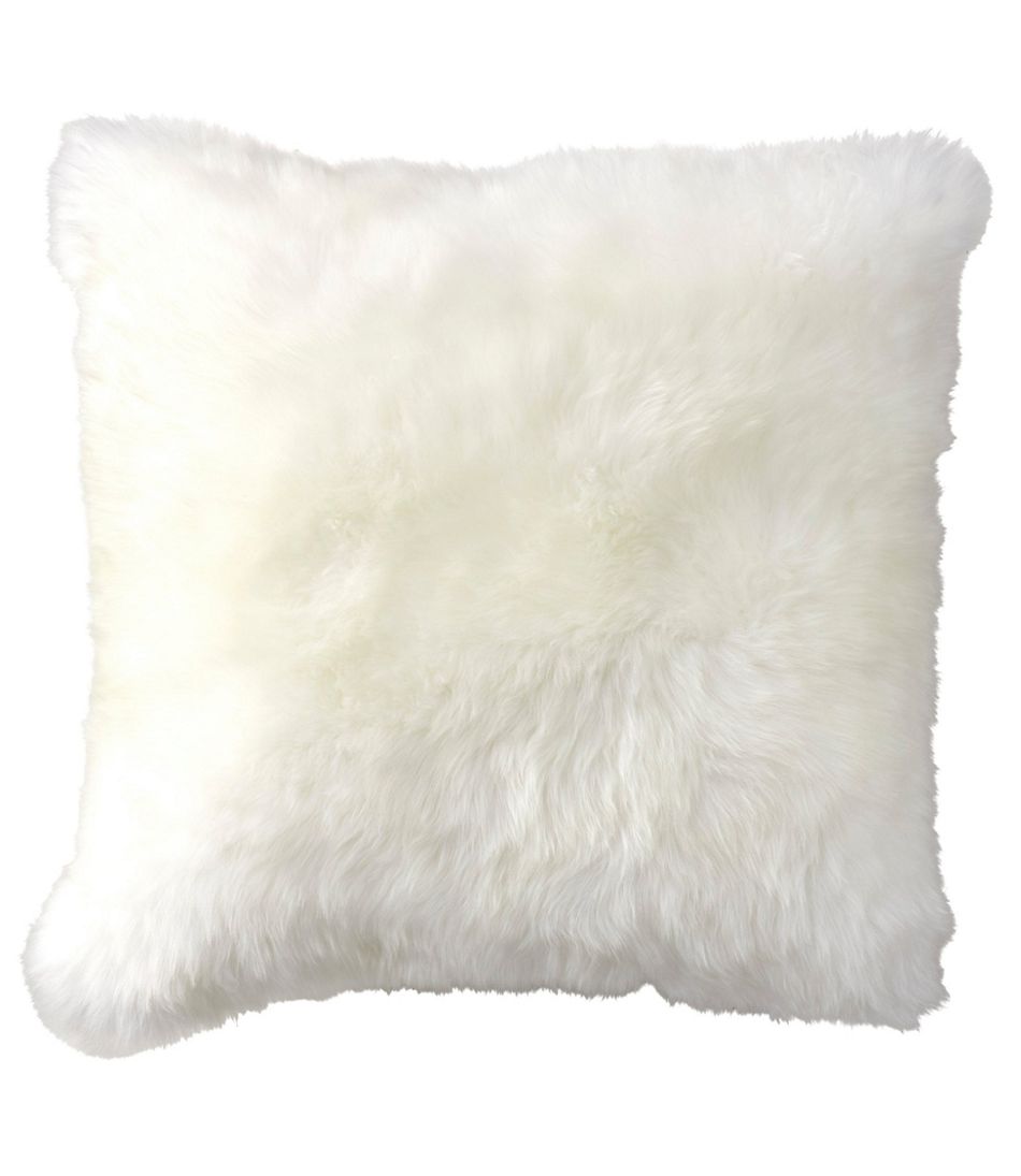 L.L.Bean New | Sheepskin Throw Pillow, 20" x 20"