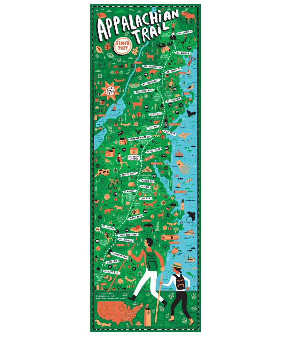 L.L.Bean Online | Appalachian Trail Puzzle, 750 Pieces