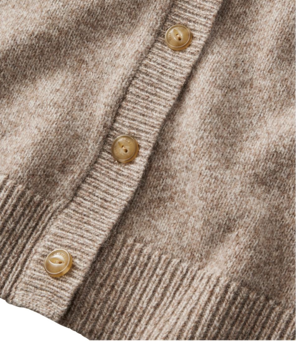 L.L.Bean Online | Women's Bean's Classic Ragg Wool Sweater, Button-Front Cardigan