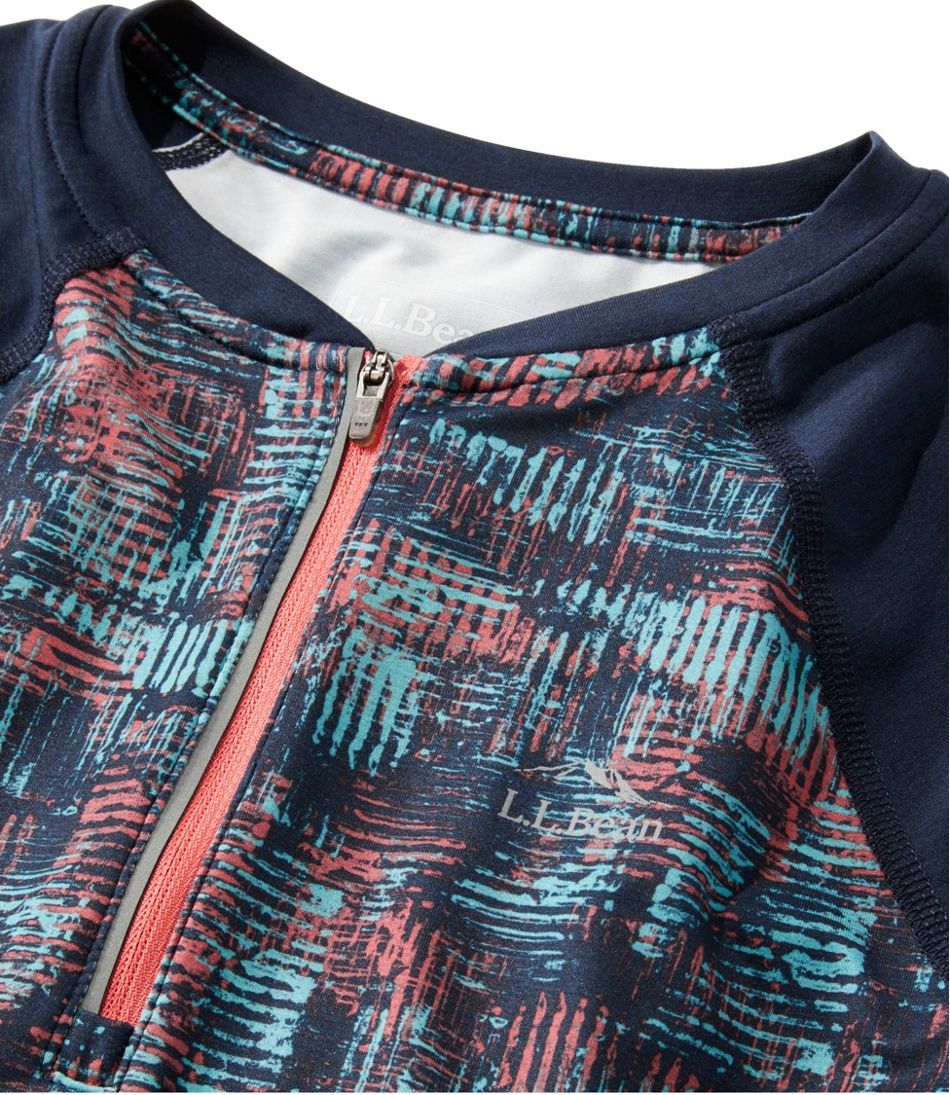 L.L.Bean On Sale | Women's Comfort Cycling Jersey Print Short-Sleeve
