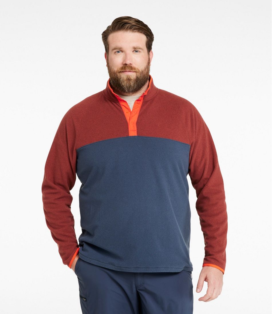 L.L.Bean Sale | Men's All Season Access Fleece Pullover, Colorblock