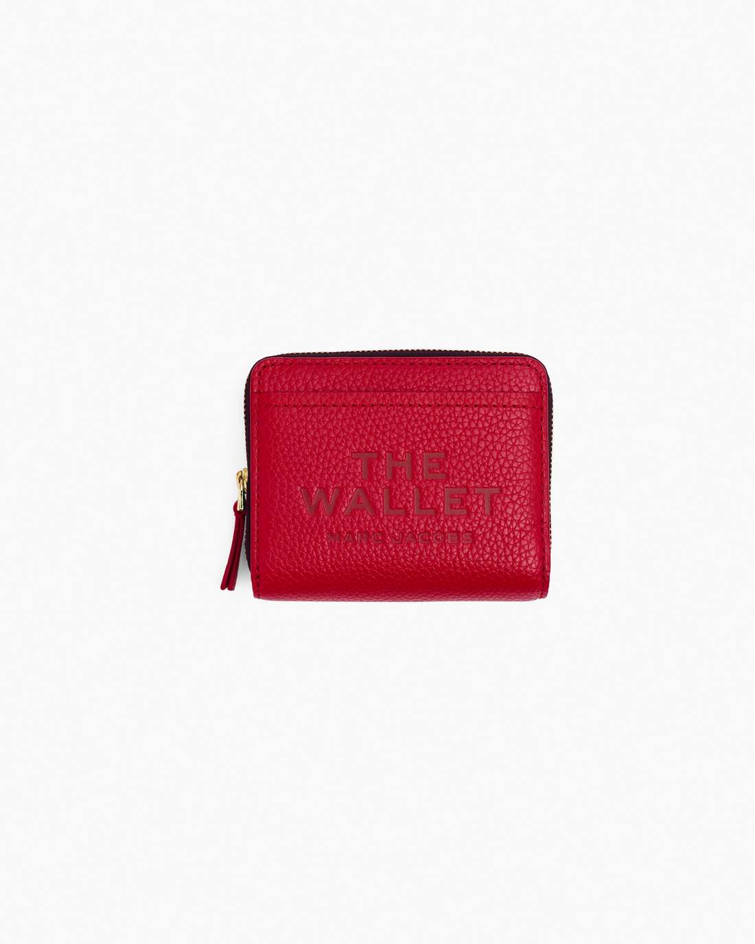 Marc Jacobs Discount - The Leather Mini Compact Wallet True Red