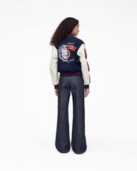 Marc Jacobs US - The A.P.C. X Marc Jacobs  Varsity Jacket Dark Navy/White